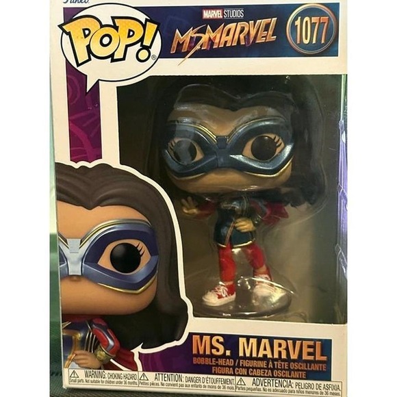 Funko Pop Marvel Ms. Marvel #1077 Vinyl Figure NIB - Picture 2 of 5